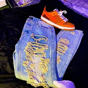 Men’s High Quality Durable Denim Fabric Jeans